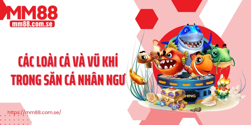 Các loài cá và vũ khí trong săn cá nhân ngư